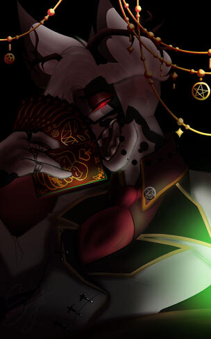 An original Hazbin Hotel character of mine, he just wants a fair deal :3